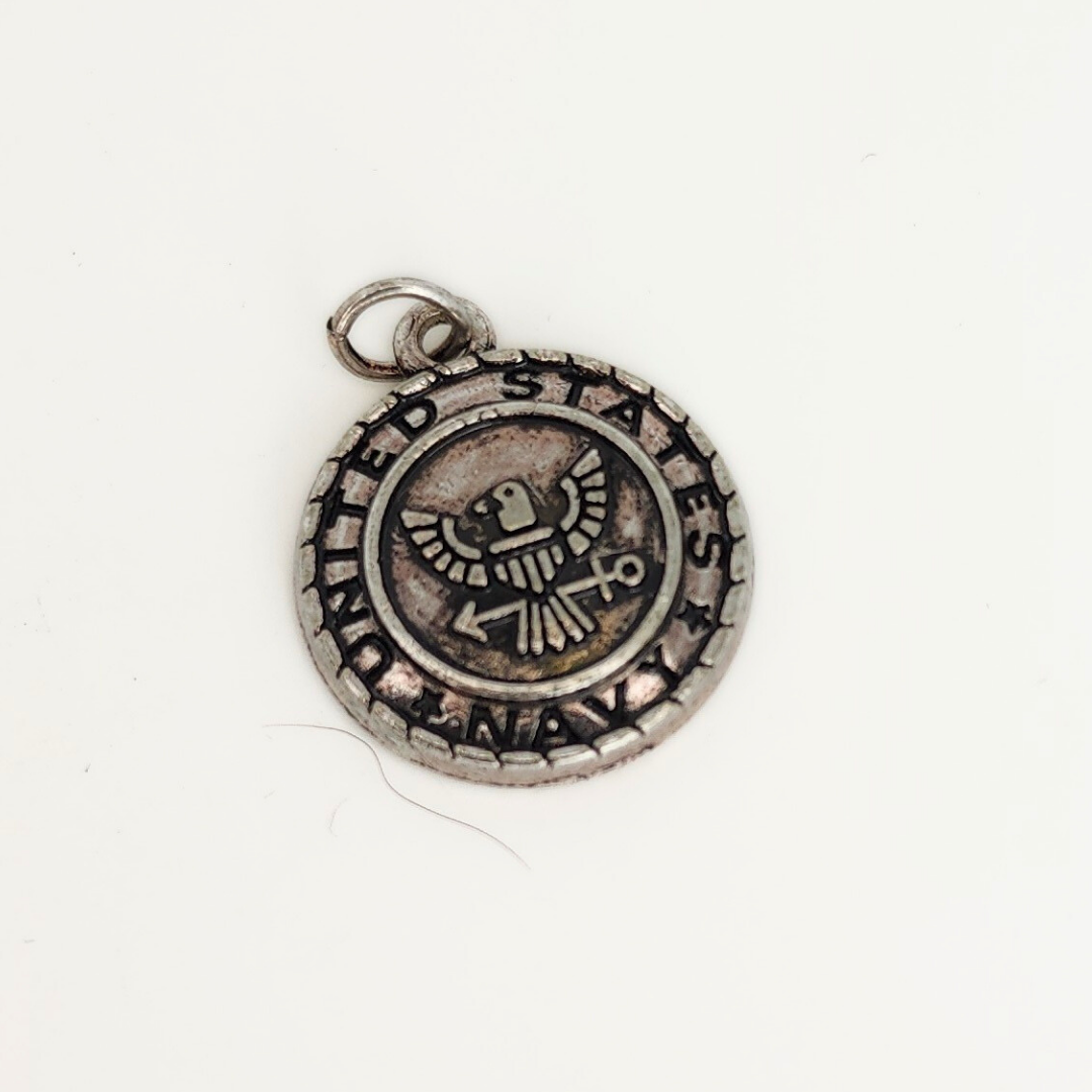Silver Military Branch Charm 20mm