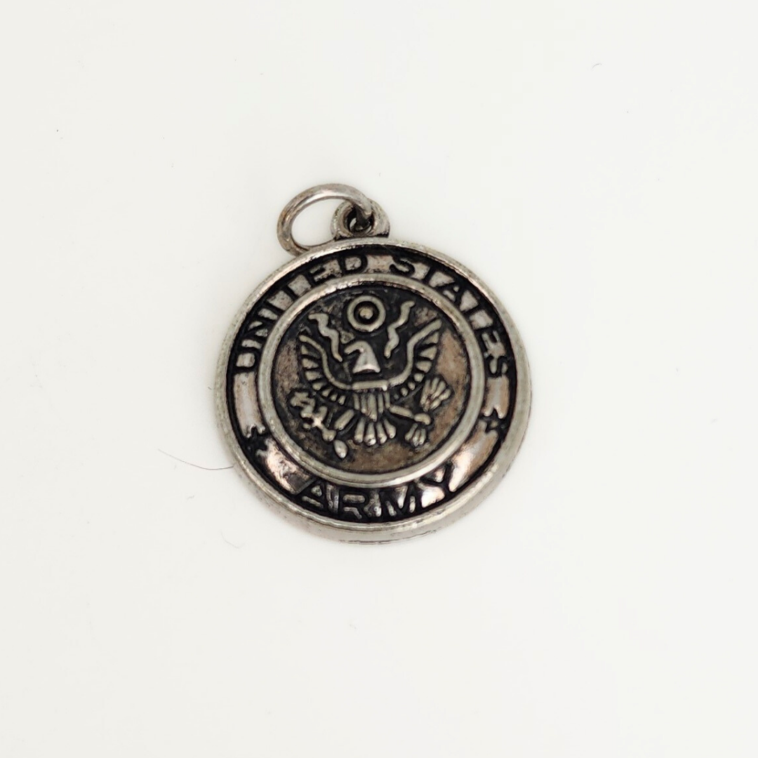 Silver Military Branch Charm 20mm