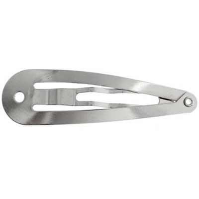 Silver Hair Clip 5cm