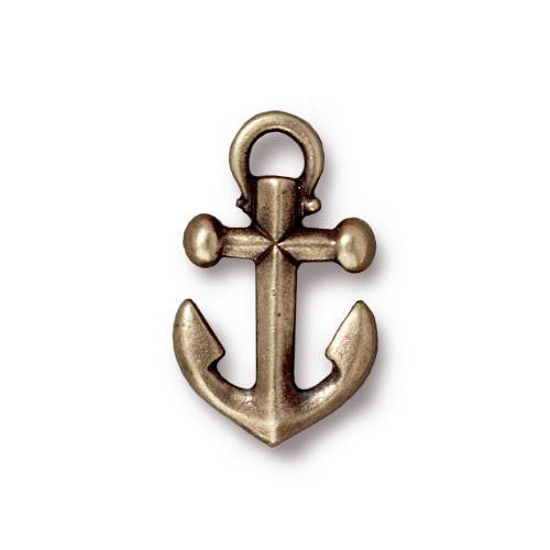 Anchor Drop Charm 19.5mm