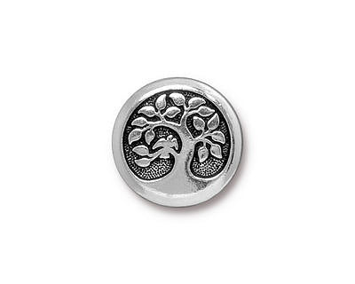 Bird in a Tree Button 17mm
