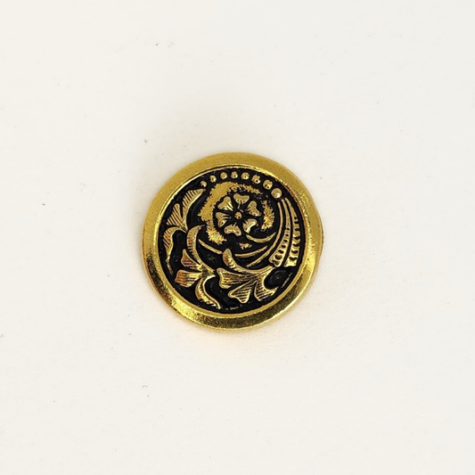 Czech Flower Button 17mm