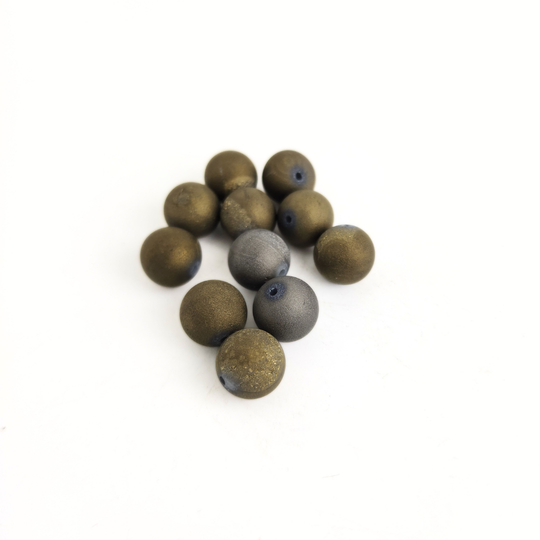 Agate Druzy Round 12mm
