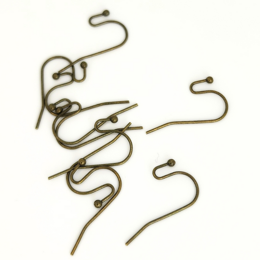 Ball Ear Wire 22x11mm Bulk
