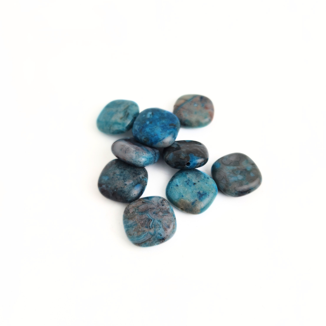 Blue Crazy Agate Square
