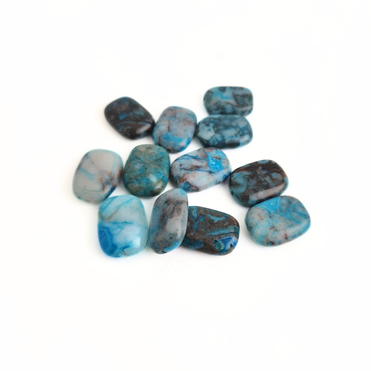 Blue Crazy Agate Rectangle