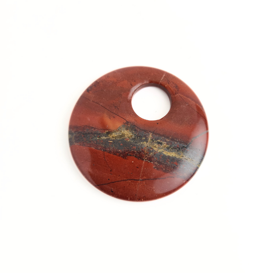 Rainbow Jasper Donut Pendant 45mm