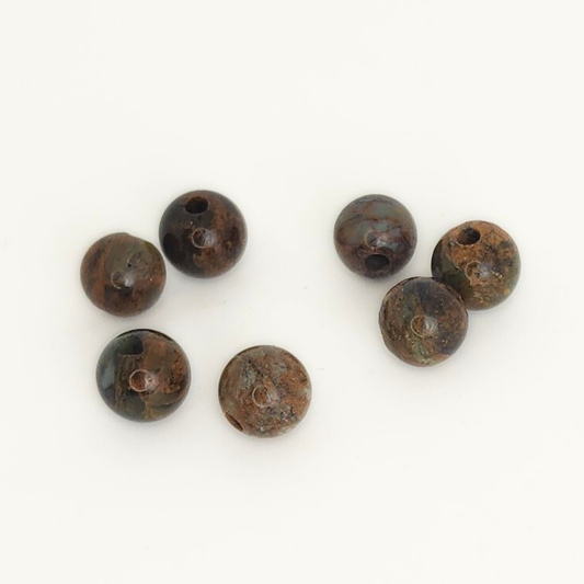 African Green Opal Large-Hole 10mm