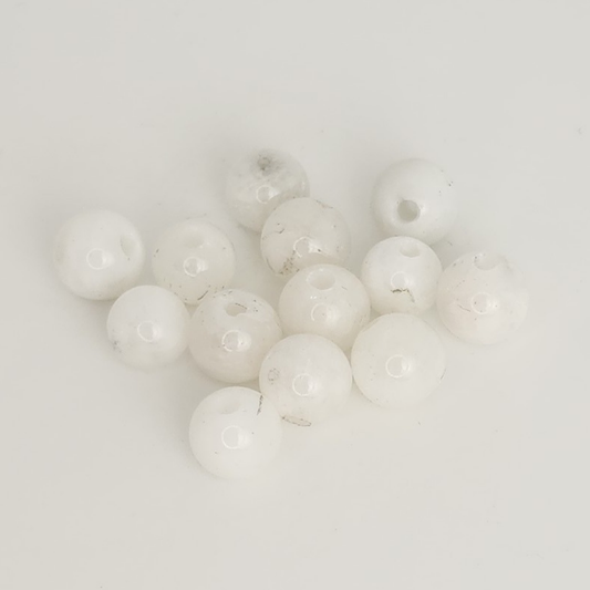 Moonstone Large-Hole Round 10mm