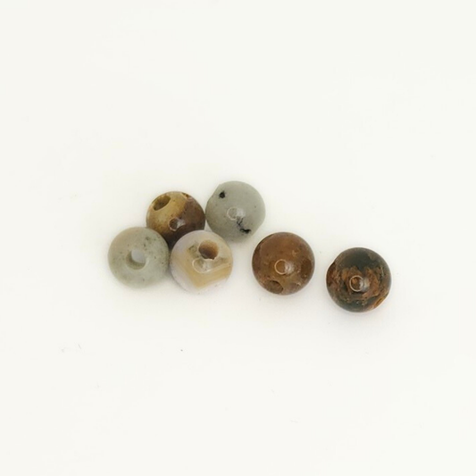 Ocean Jasper Large-Hole Round 8mm
