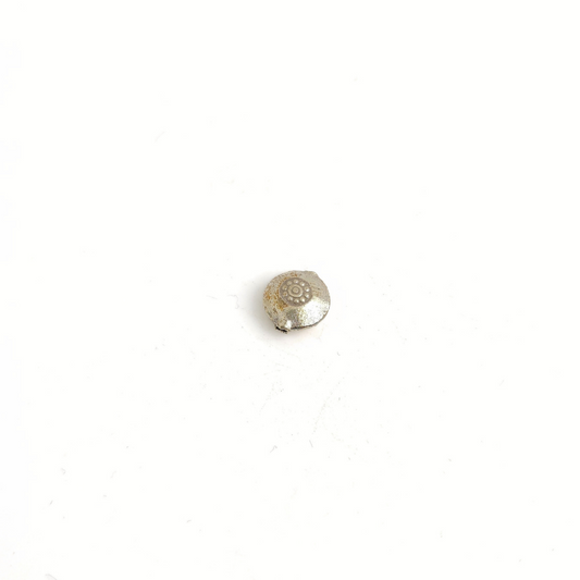 Puffed Round w/Flower 5x11mm