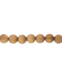 Natural Cedar Wood Round 6mm