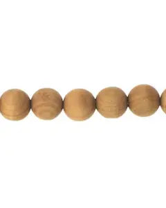 Natural Cedar Wood Round 8mm