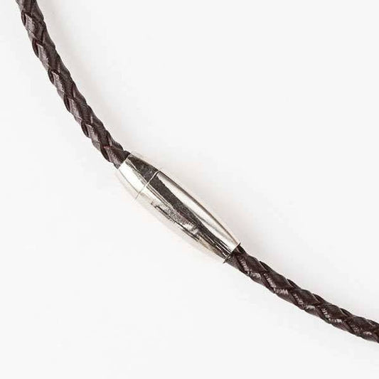 Braided Leather 18"