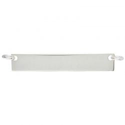 Rectangle Blank w/Rings 33x6mm