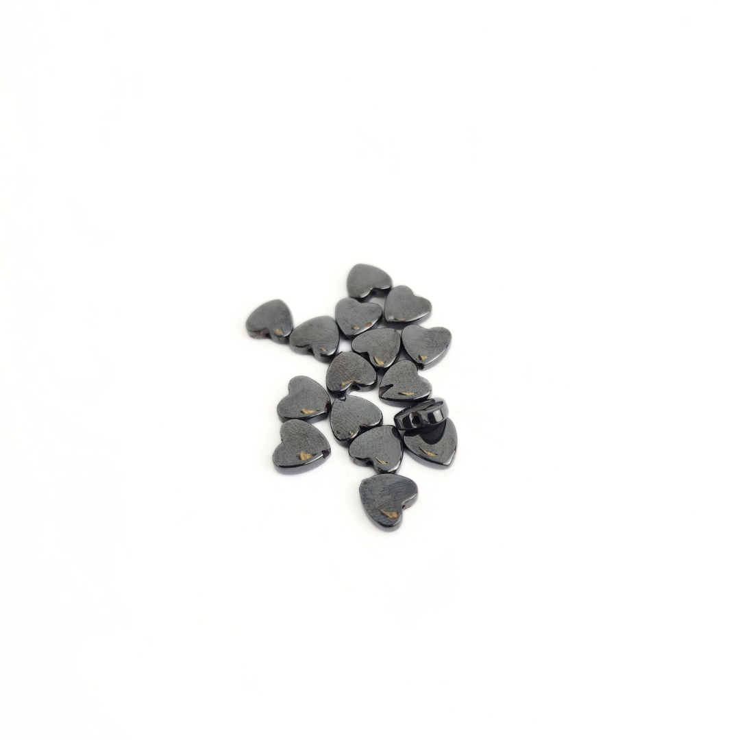Hematite Heart 8mm