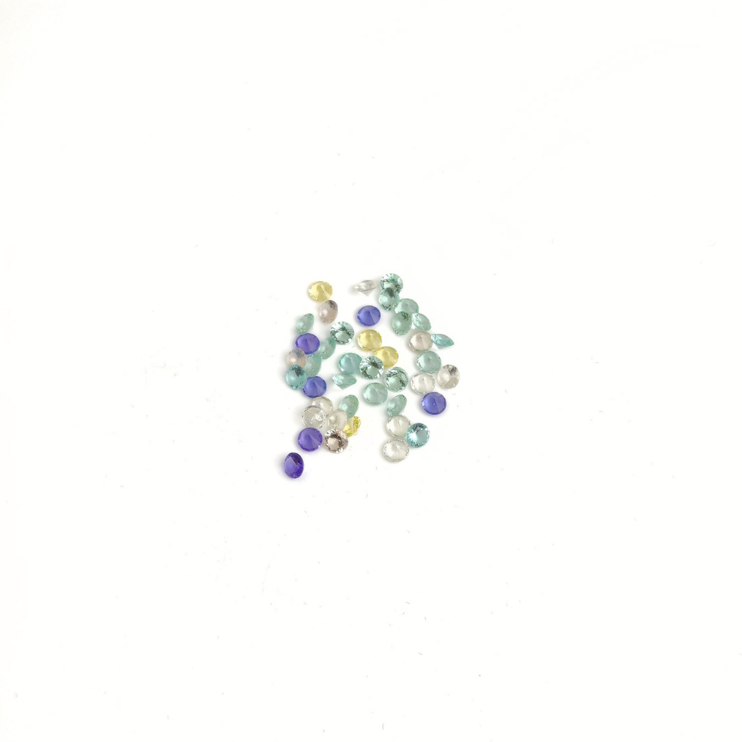Round Floating Birthstone 5mm