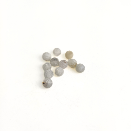 Matte Crackle Round 8mm