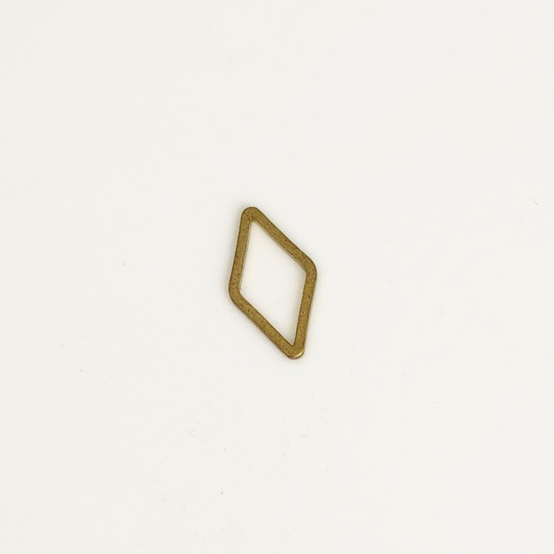 Brass Diamond Connector 10x16mm