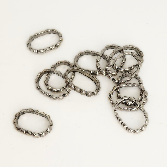 Antique Silver Dot Ring Spacer