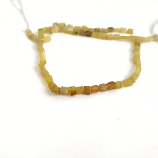 Yellow Opal Cube
