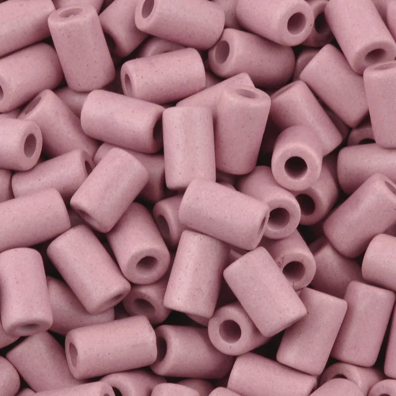 Rose Pink Long Tube 10x5.8mm