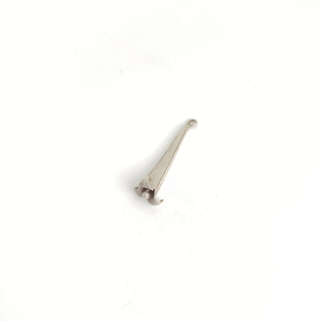 Large Trumpet Flower Pendant 41mm