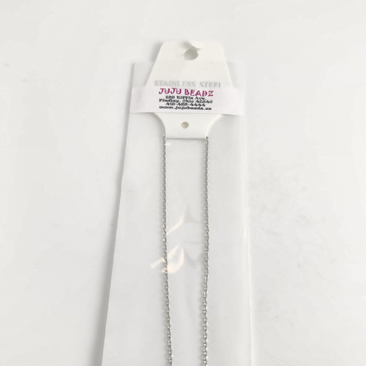 Small Flat Cable Chain 1mm - 32"
