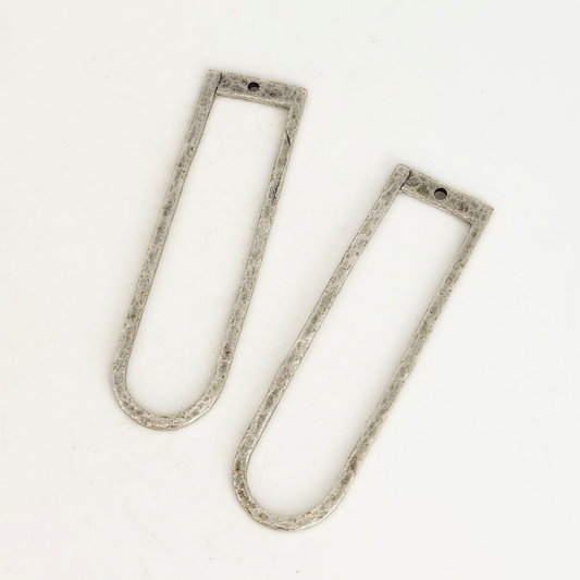 Long Silver D Frame 46x13x13mm