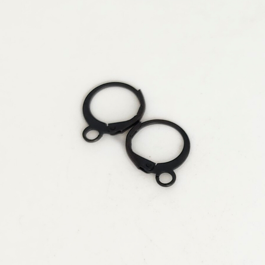 Black Leverback 12x14mm