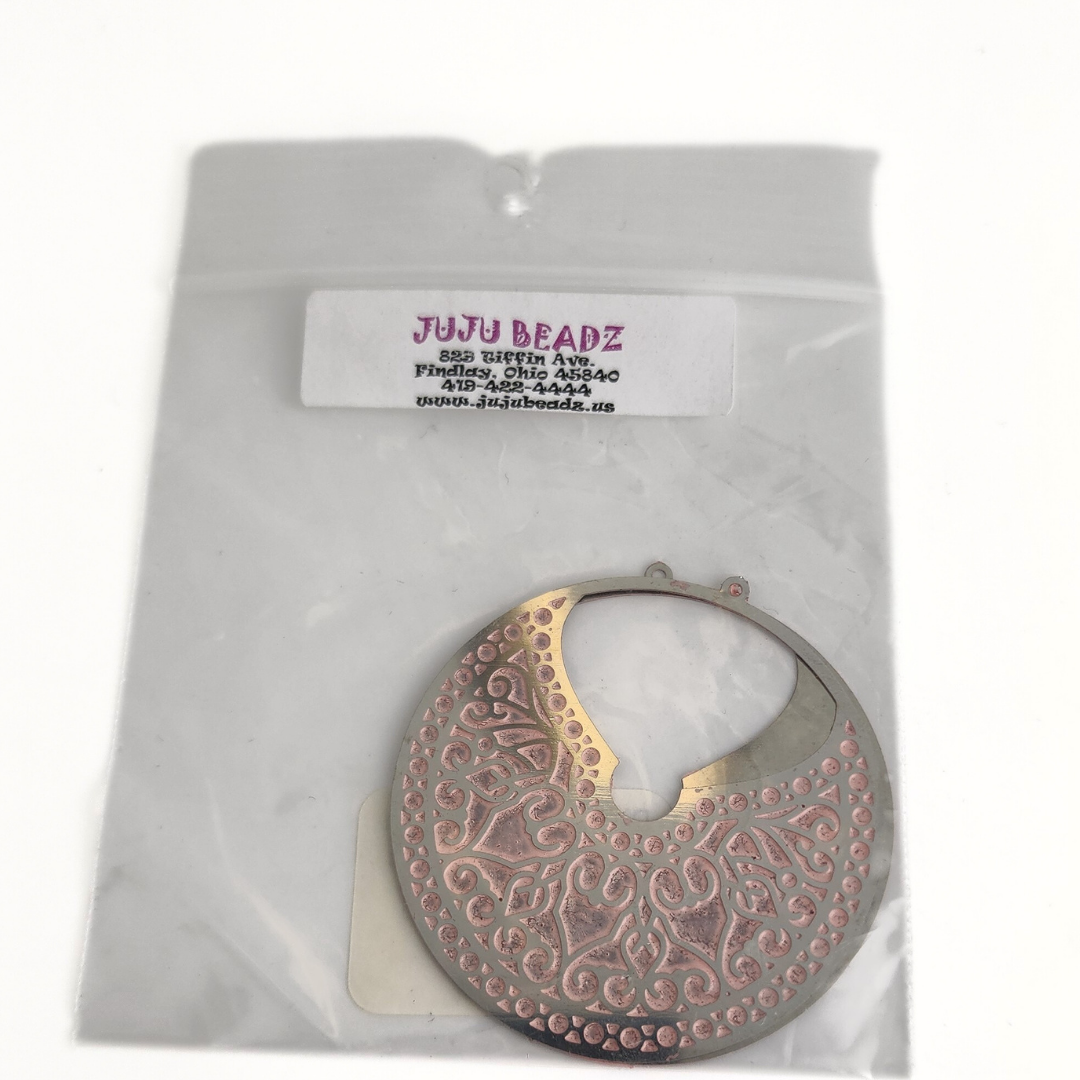 Pink Flower Coin 46mm