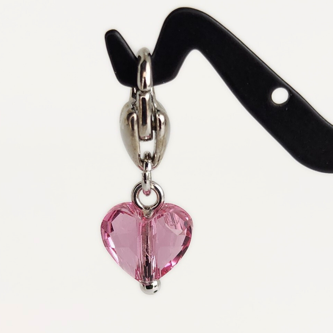 Crystal Charm w/Clasp