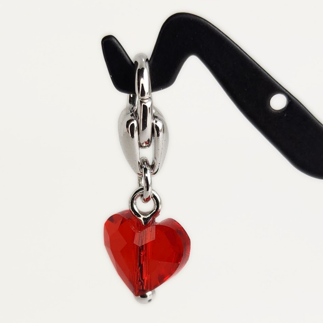 Crystal Charm w/Clasp