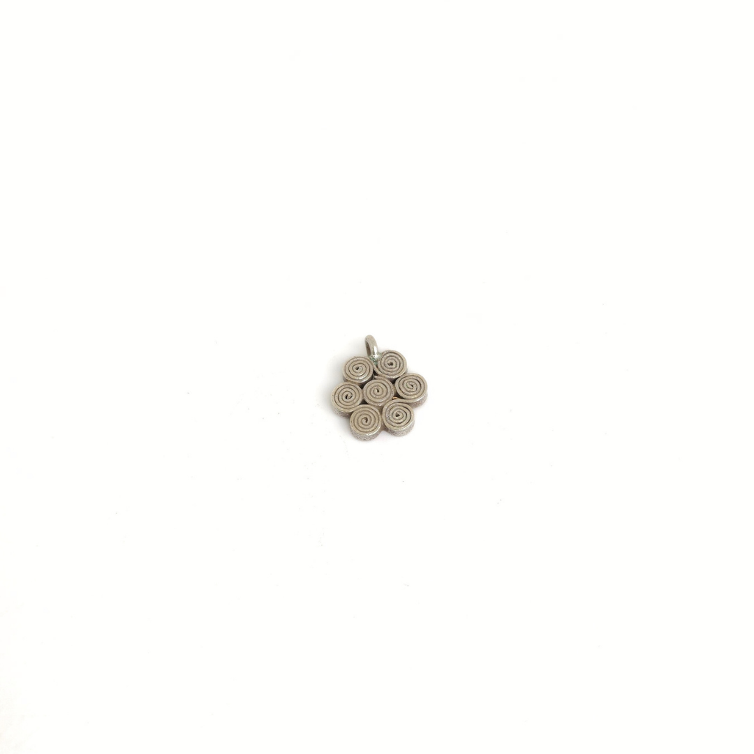 Swirl Flower Dangle 15mm