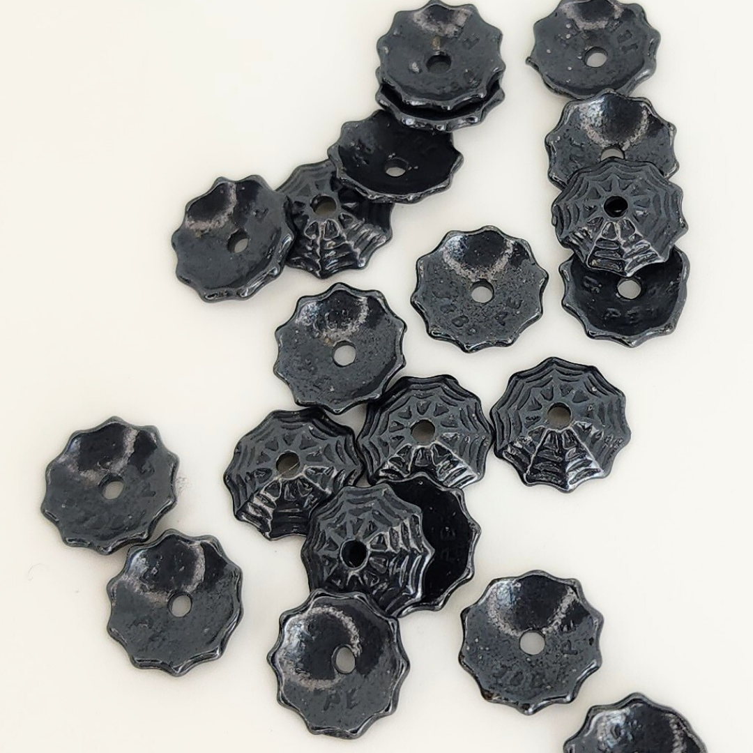 Gunmetal Spider Web Cap 8mm