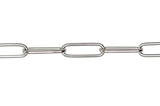 Paper Clip Chain 6.5x19mm