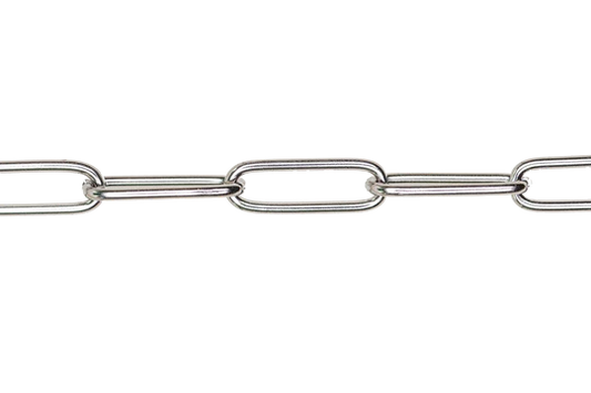 Paper Clip Chain 6.5x19mm