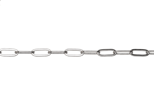 Paper Clip Chain 4.3x10.5mm