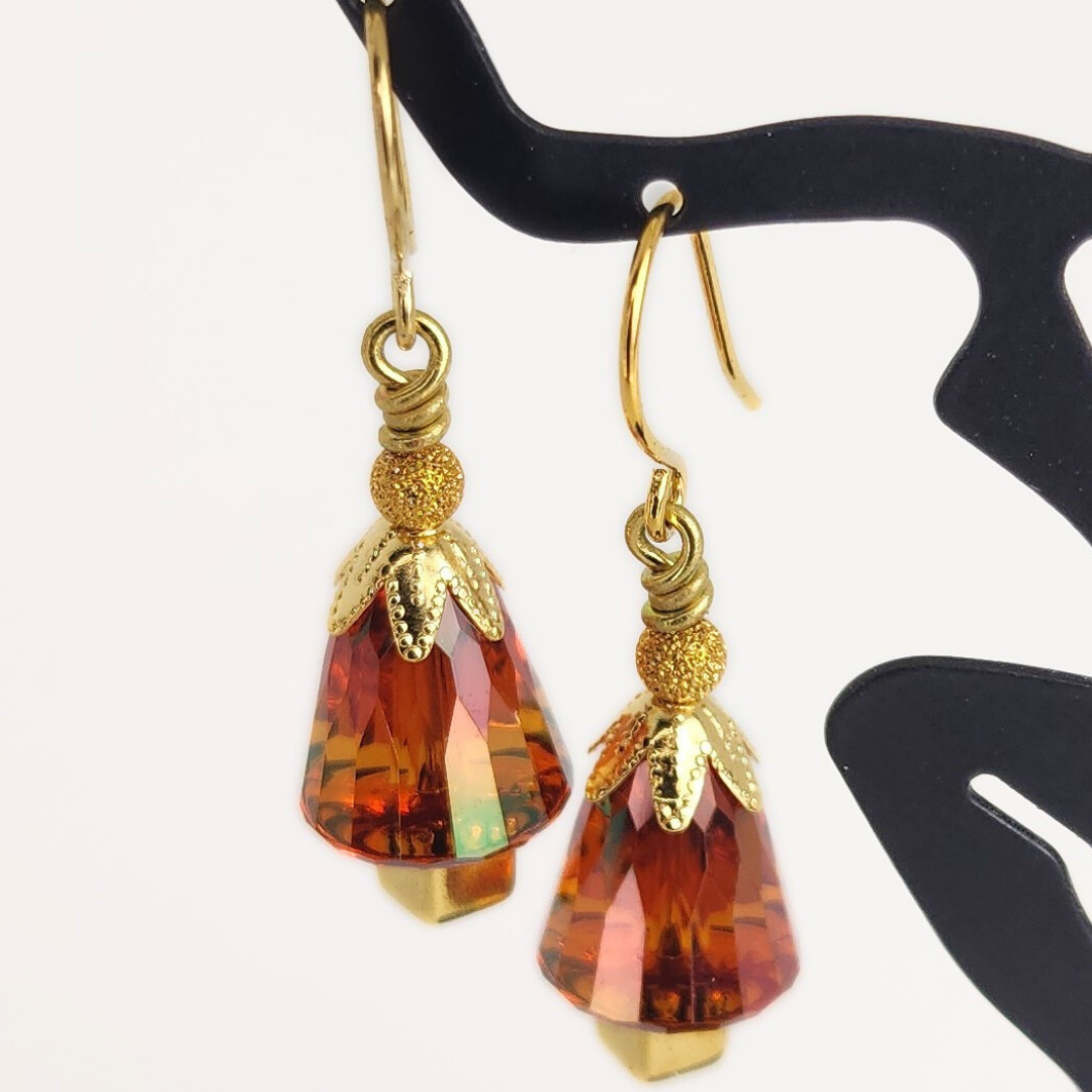 Swarovski Christmas Tree Earrings