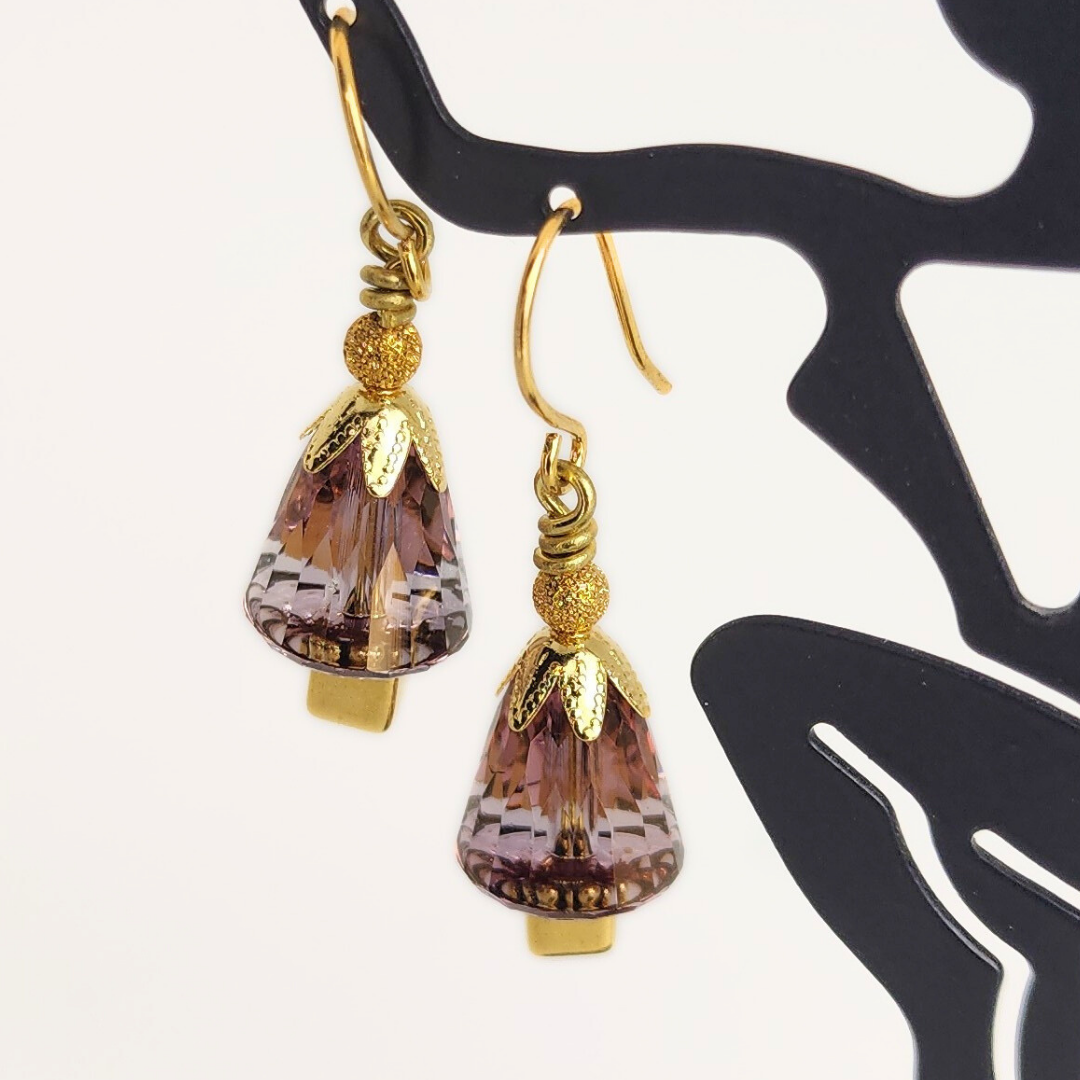 Swarovski Christmas Tree Earrings
