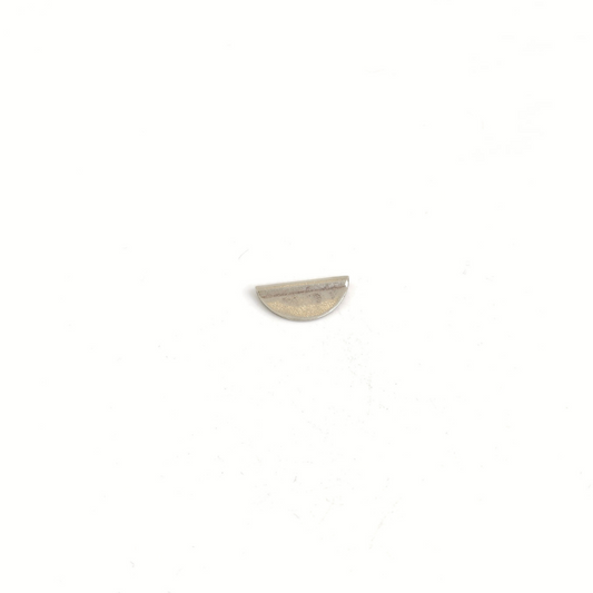 Flat Plain 1/2 Circle 19mm