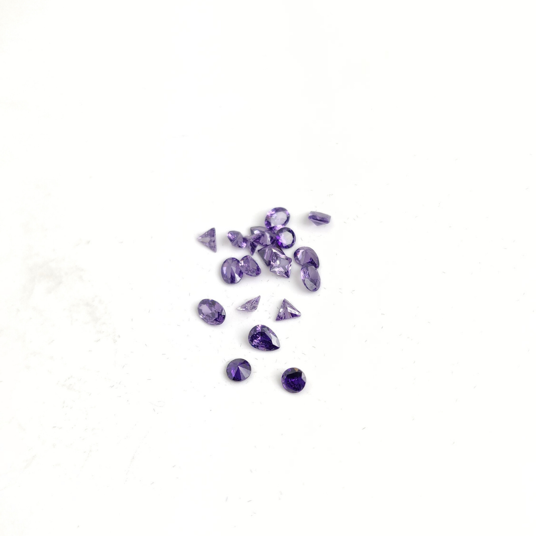 Floating Birthstone Assorted Shapes
