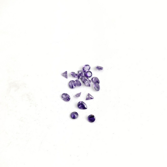 Floating Birthstone Assorted Shapes