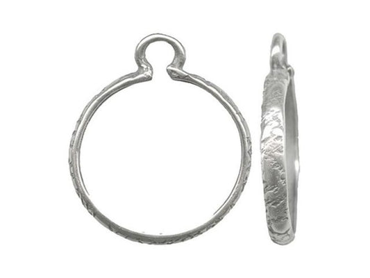 Antique Silver Rivoli Bezel 14mm