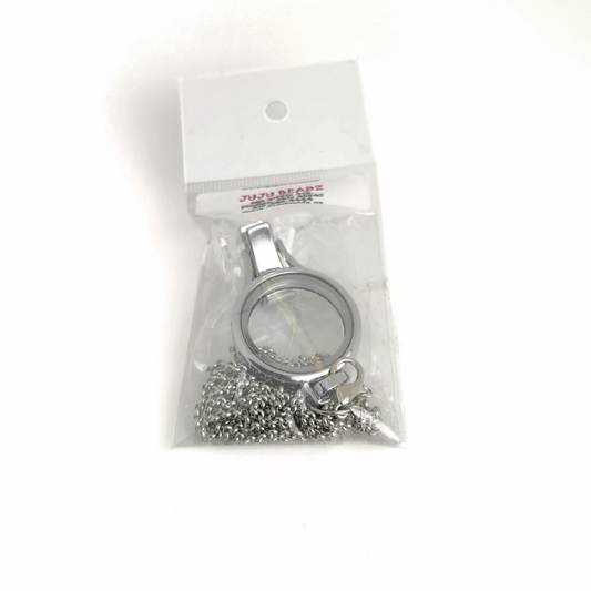 Plain Floating Locket Badge 30mm