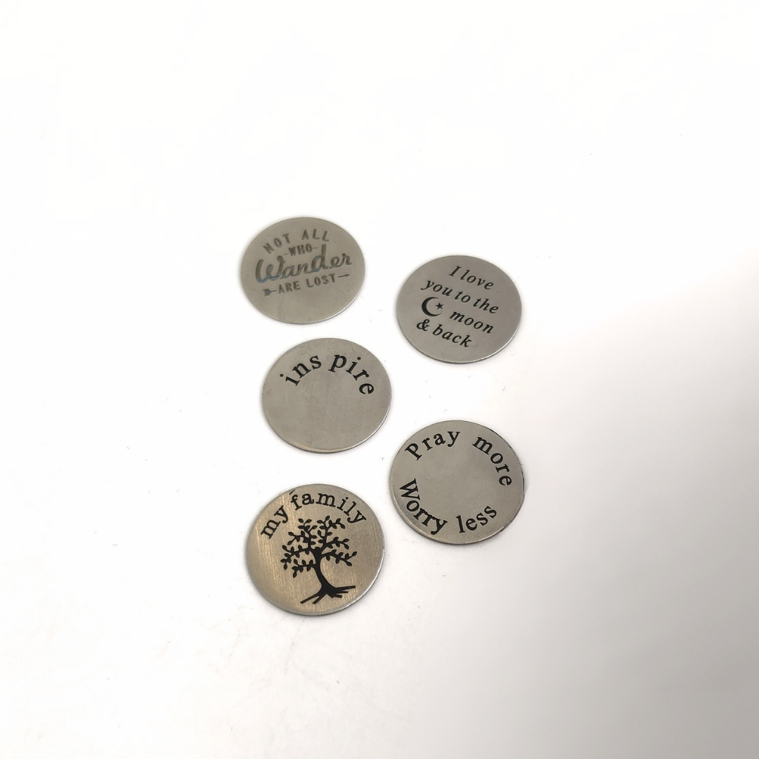 Silver Window Plate 22mm