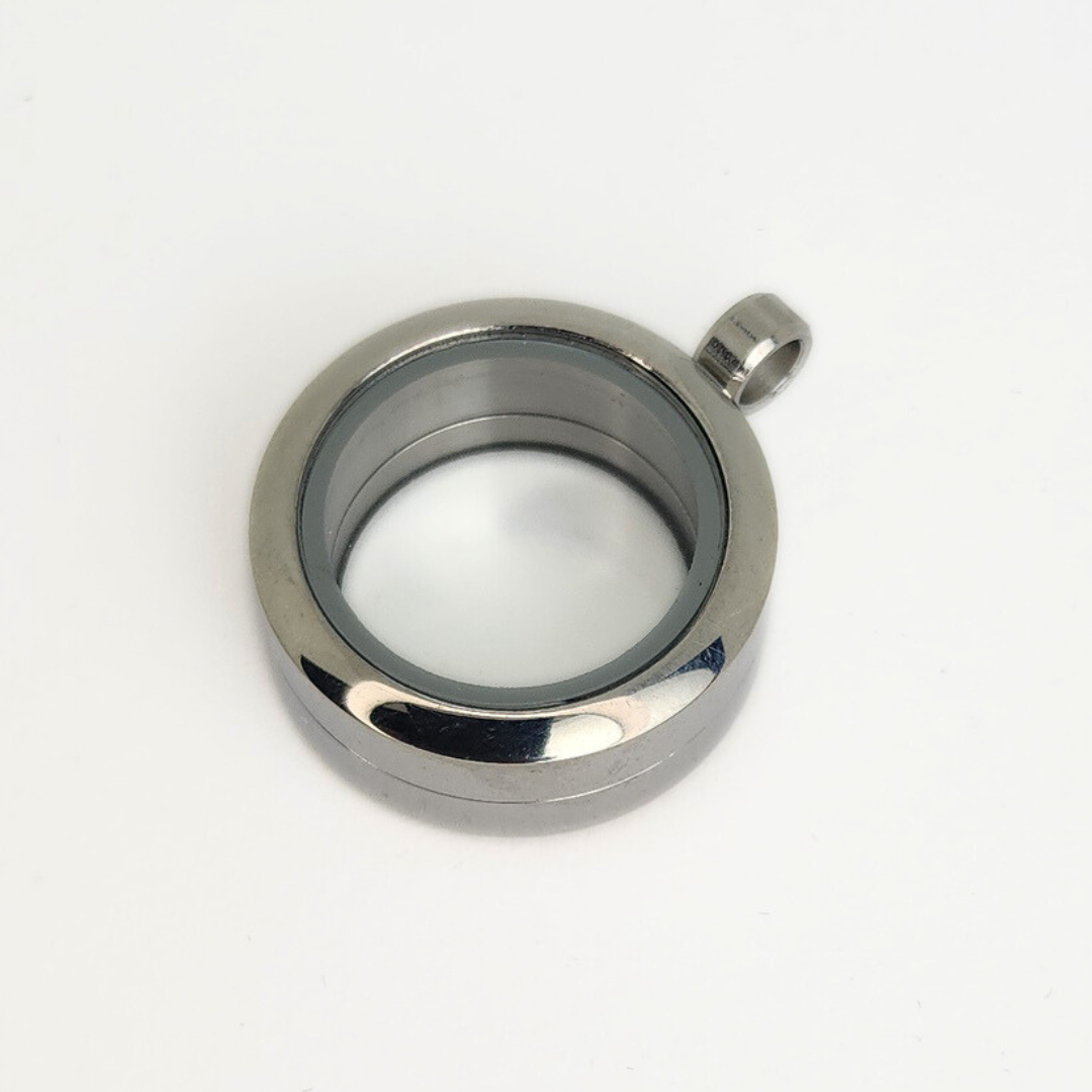 Chubby Plain Floating Locket 25mm
