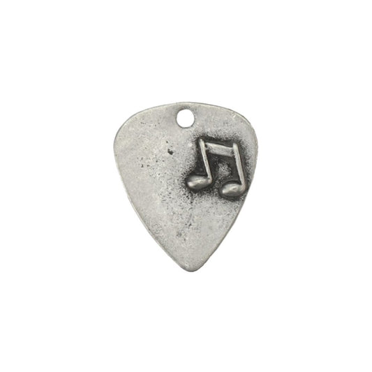 Guitar Pick w/Music Note Blank 1 1/3"