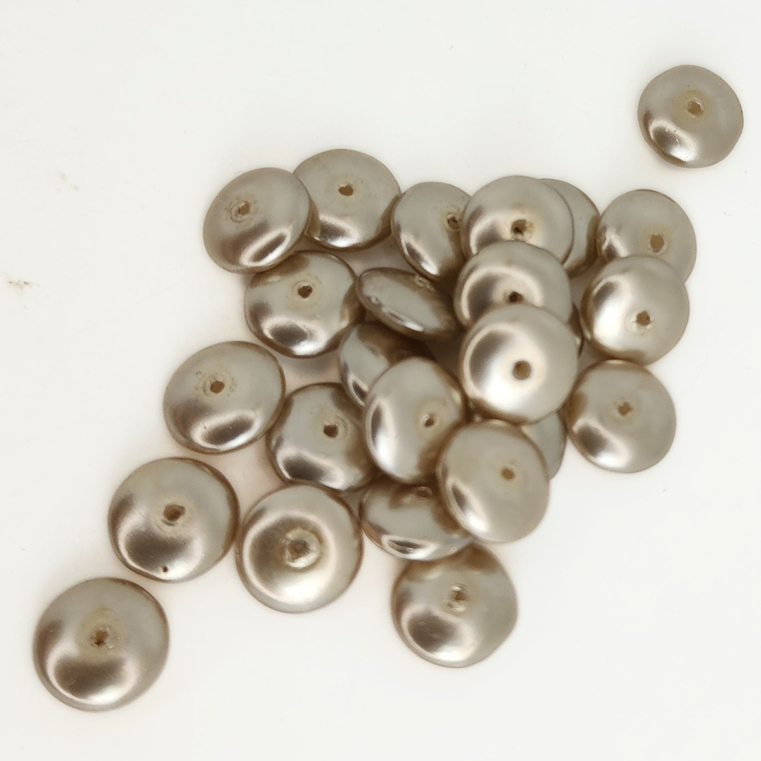 Cream Luster Wheel 5x10mm