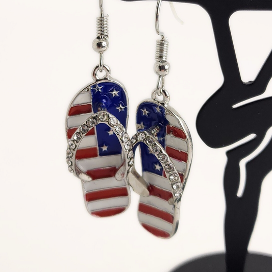 USA Flip Flop Earrings